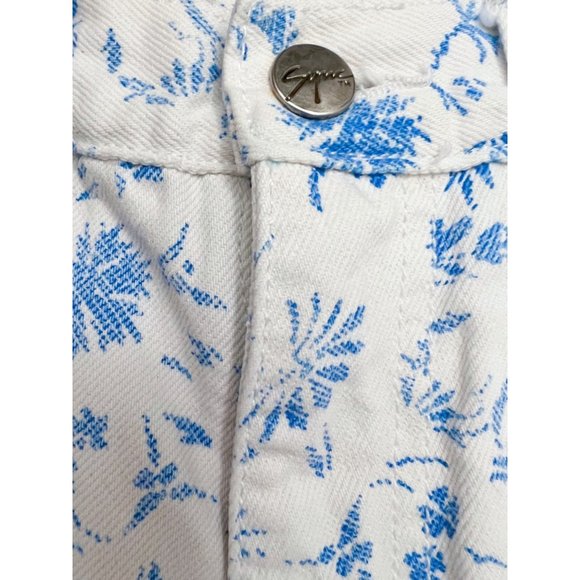 Vintage Sync Blue Floral 90s Jeans | Vintage Size 10 - Picture 6 of 7